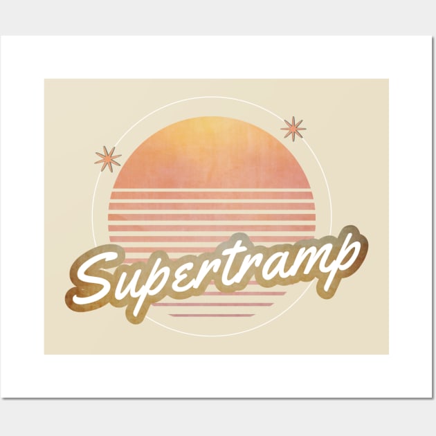 supertramp ll retro moon Wall Art by the haunted bathroom